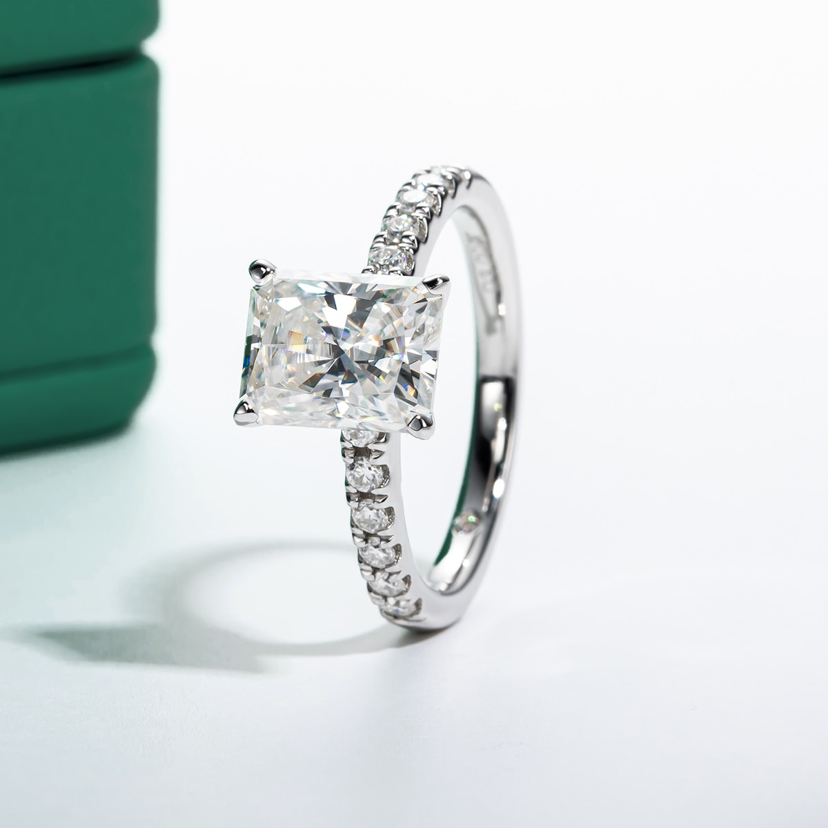 Promise Radiant Moissanite Ring 