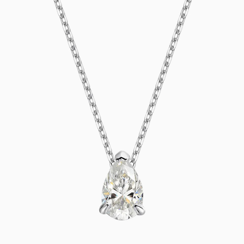 Lumina Moissanite Necklace in Silver