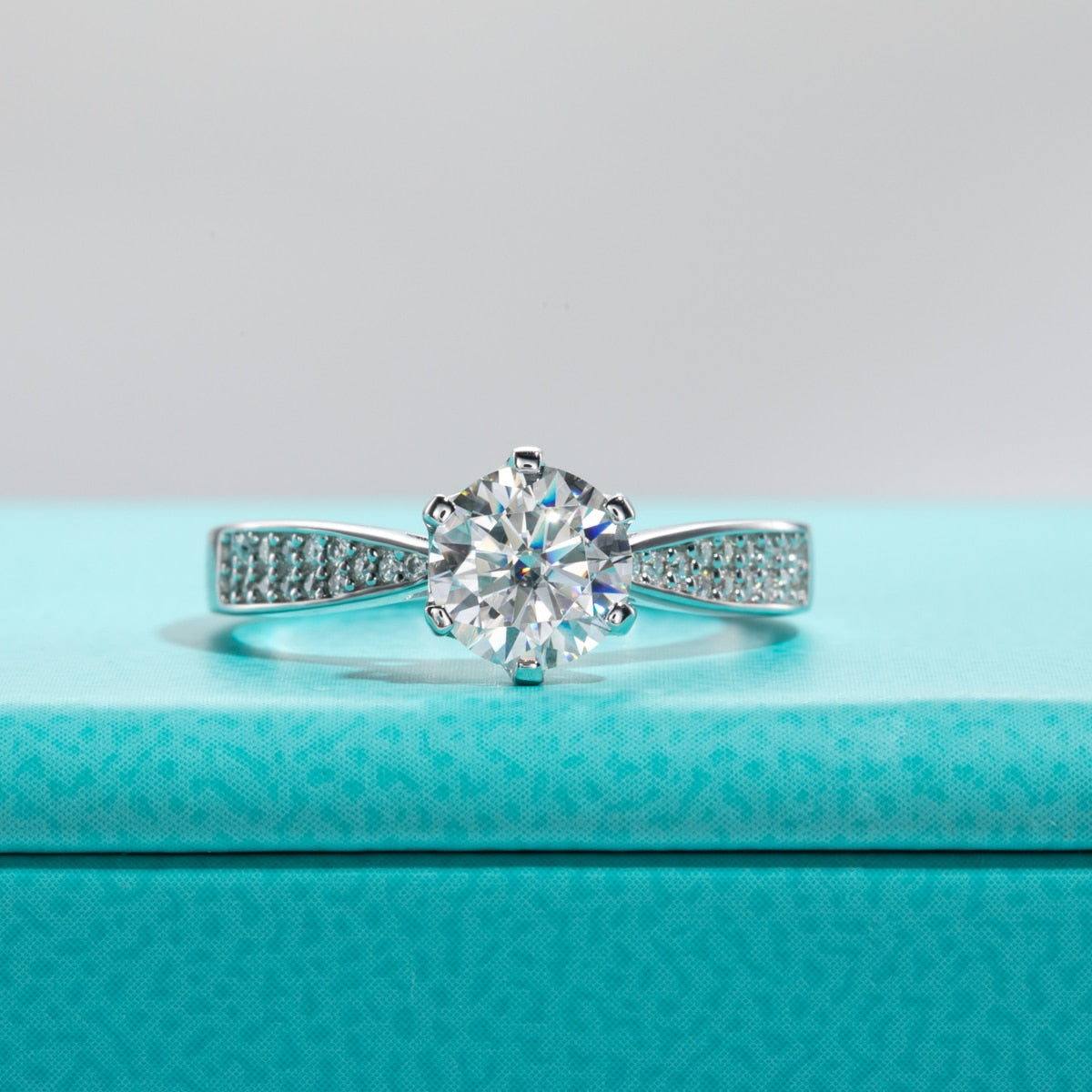 Boreal Moissanite Engagement Ring