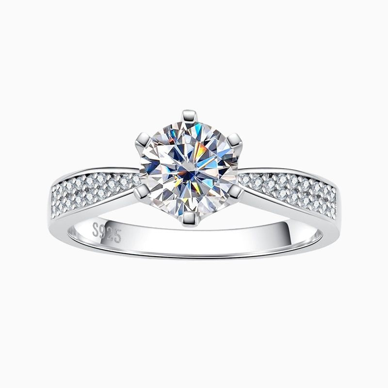 Boreal Moissanite Engagement Ring