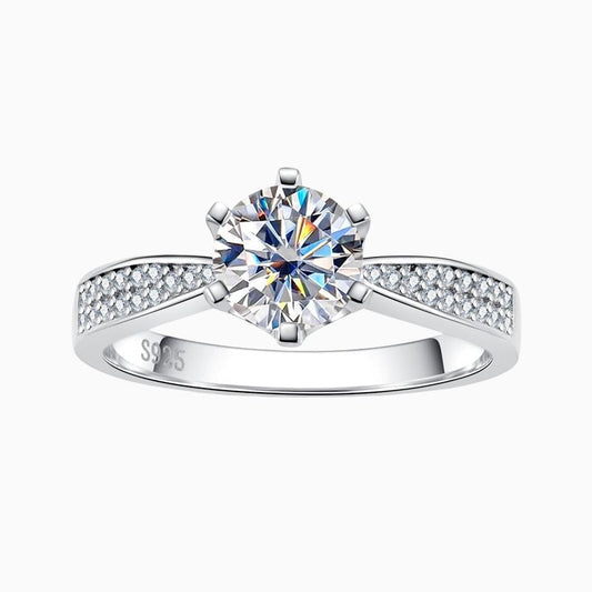 Boreal Moissanite Engagement Ring