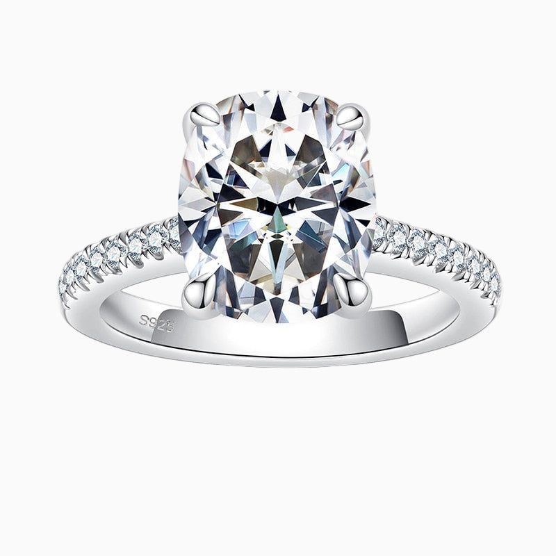 Promise Cushion Moissanite Ring