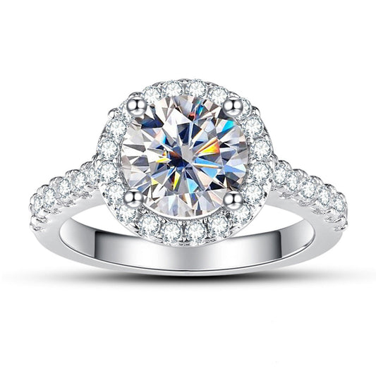 Moissanite Wire Ring