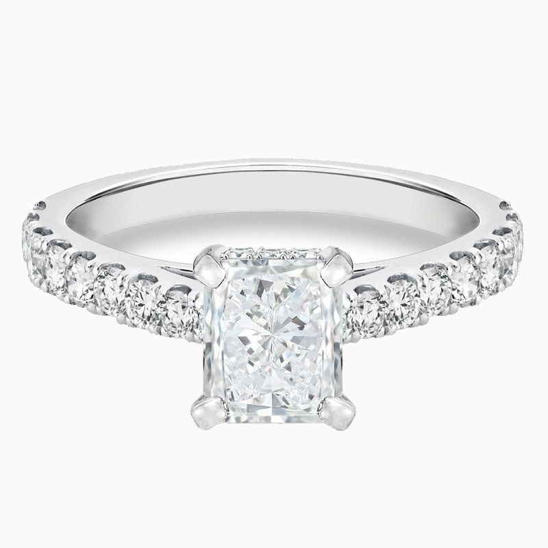 Elisa Radiant Moissanite Ring