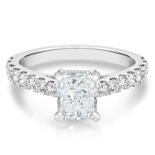 Elisa Radiant Moissanite Ring 