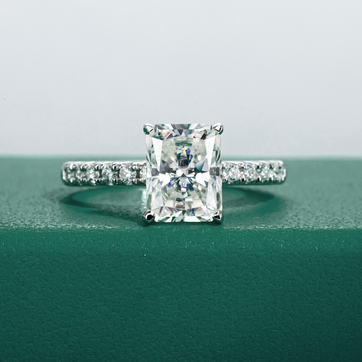 Promise Radiant Moissanite Ring 
