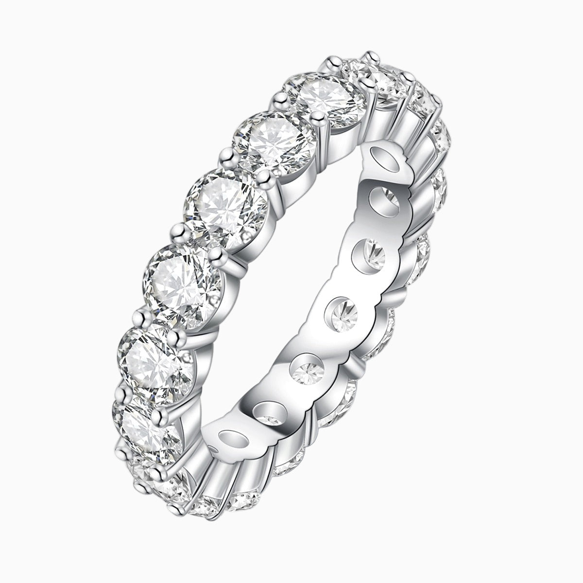 Galaxy Moissanite Wedding Ring