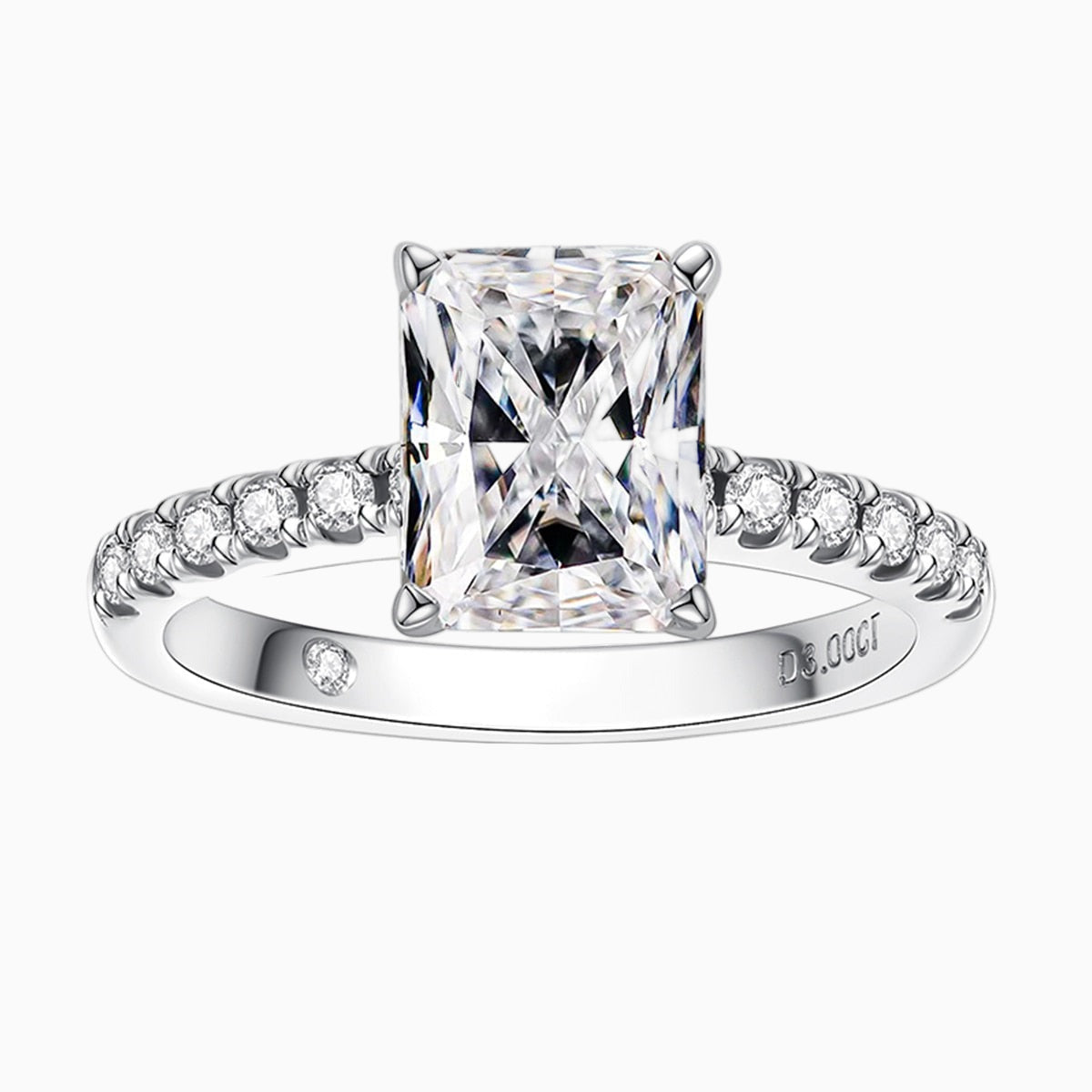 Promise Radiant Moissanite Ring 
