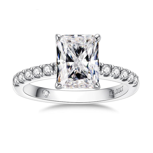 Promise Radiant Moissanite Ring 