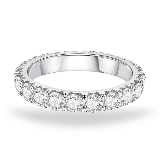 Eternal Love Moissanite Wedding Ring