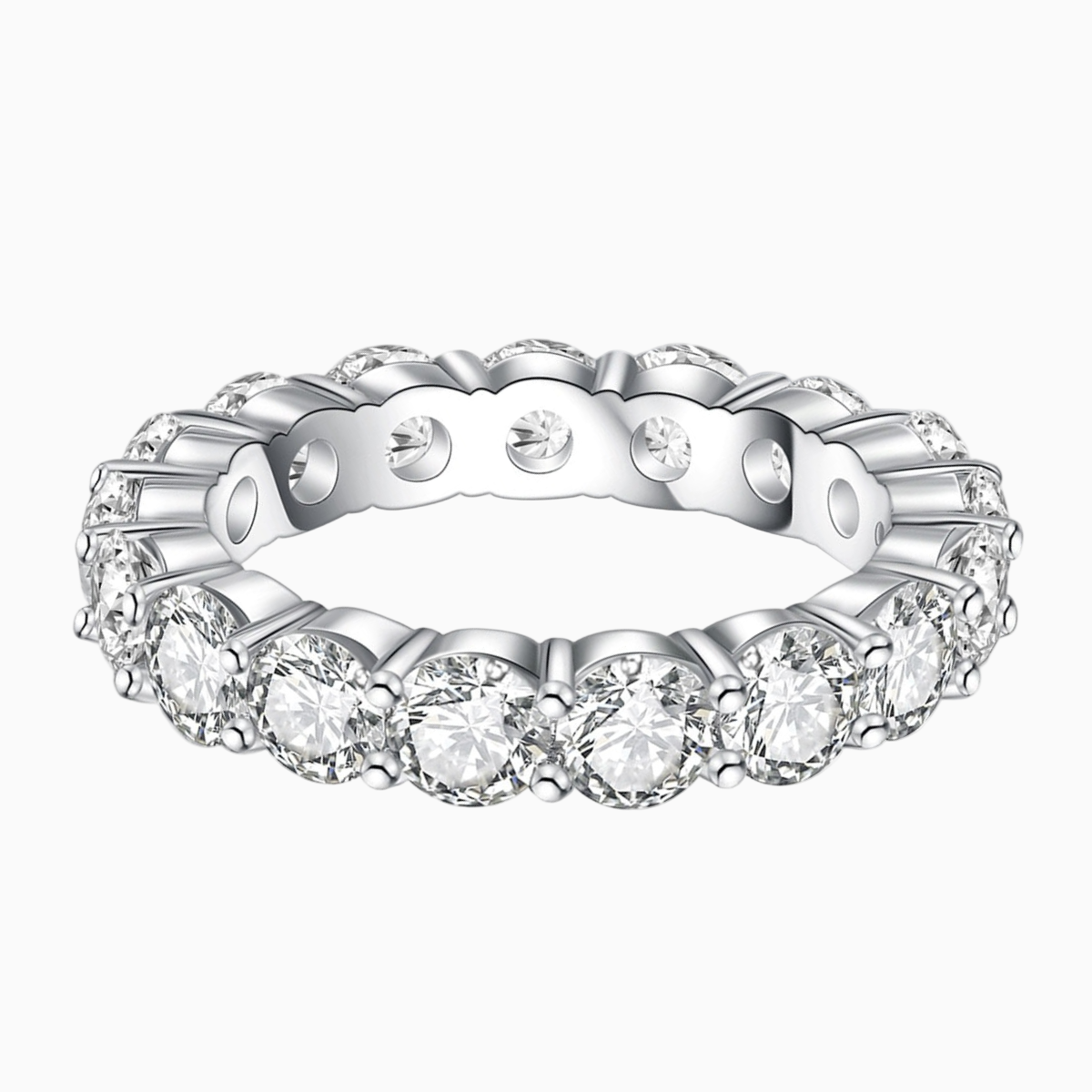 Galaxy Moissanite Wedding Band