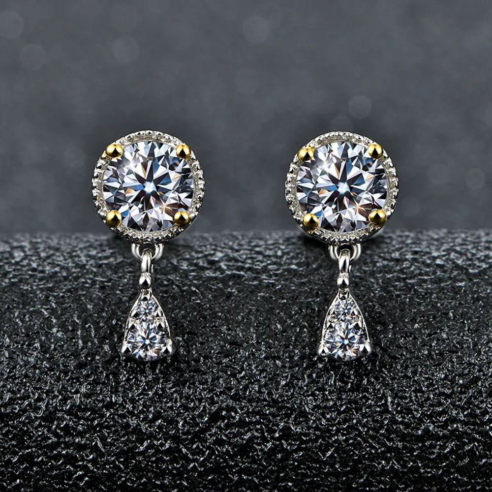Celestial Moissanite Stone Earring