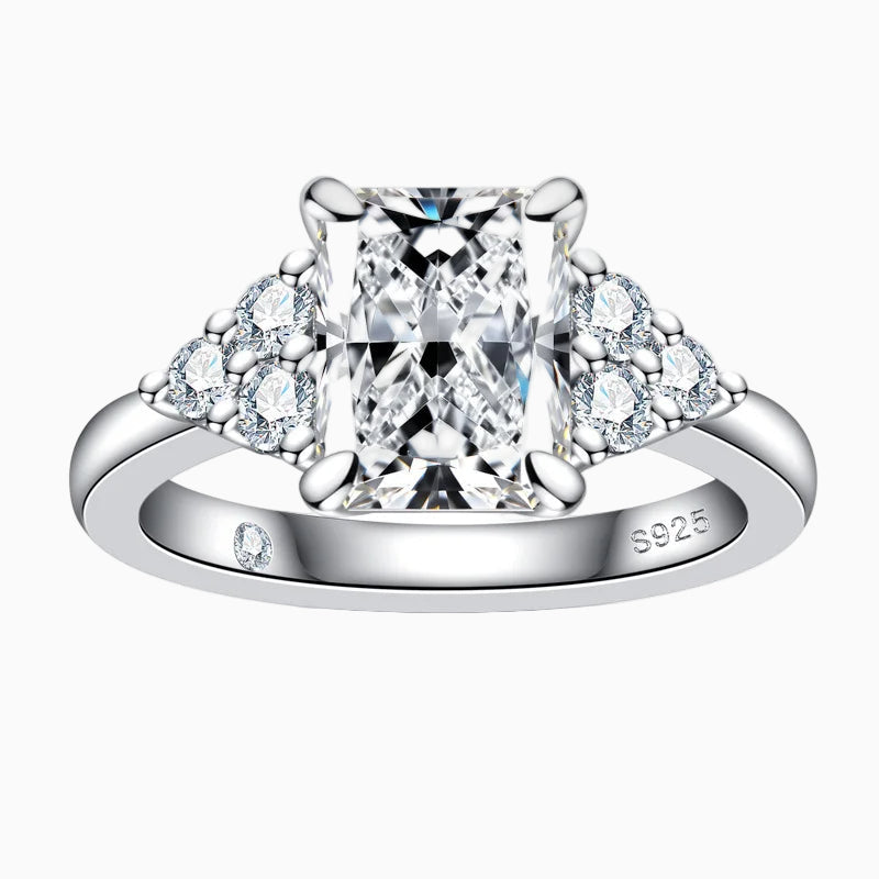 Luxe Radiant Moissanite Ring