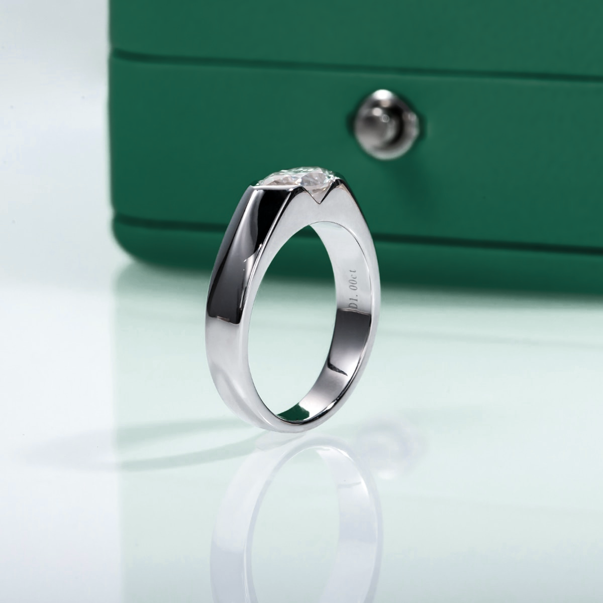 Hoheit Missanit Ring Marquise