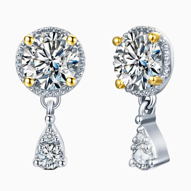 Celestial Moissanite Stone Earring