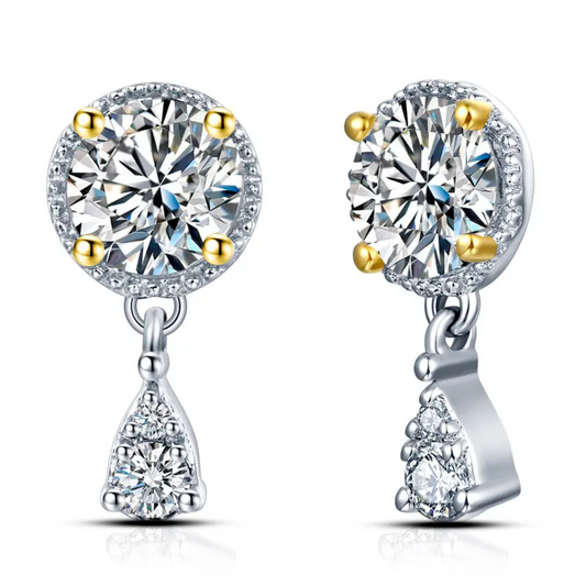 Celestial Moissanite Stone Earring