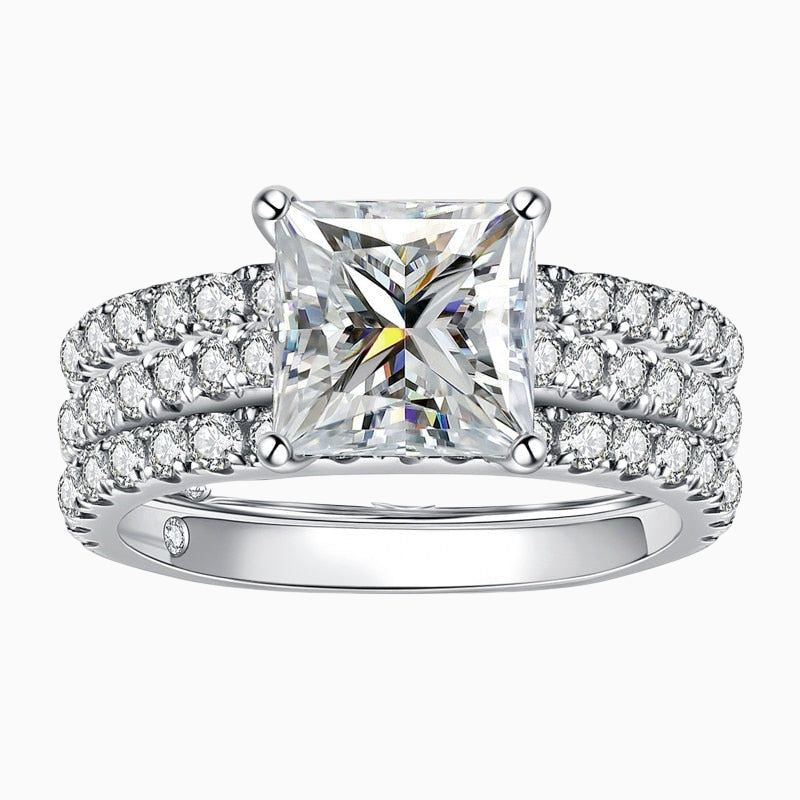 Princess Moissanite Set 