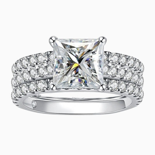 Princess Moissanite Set 