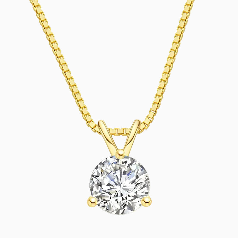 Trio Griffes Moissanite Necklace