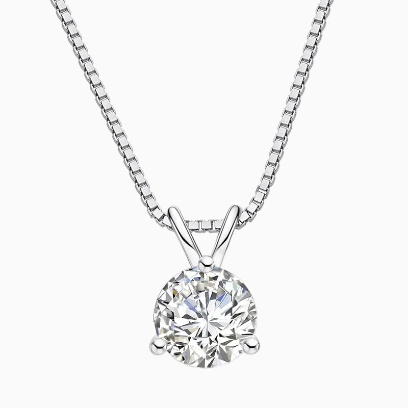 Trio Griffes Moissanite Necklace