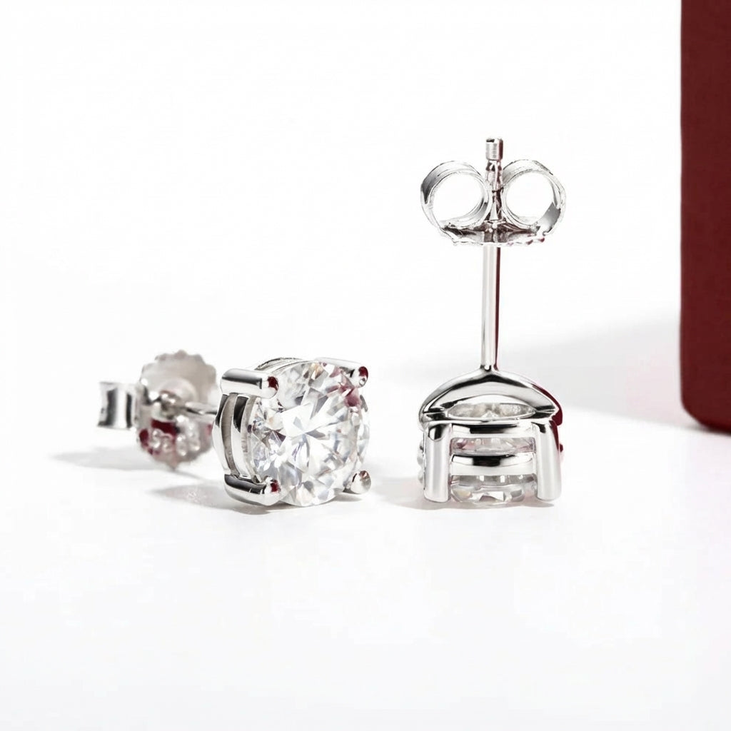 Brillant Or 10k Moissanite Earrings