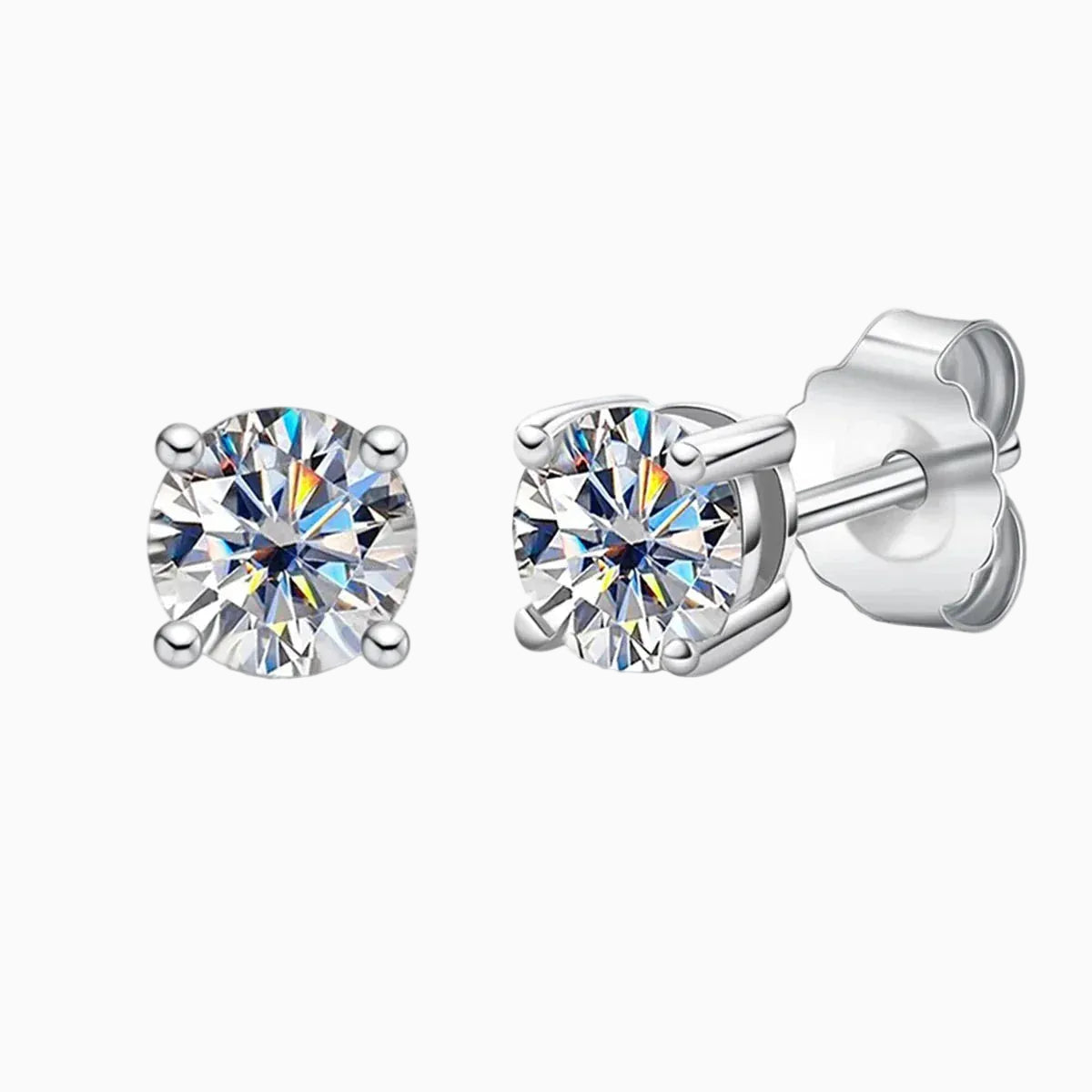 Quatre Millimètres Moissanite Earrings