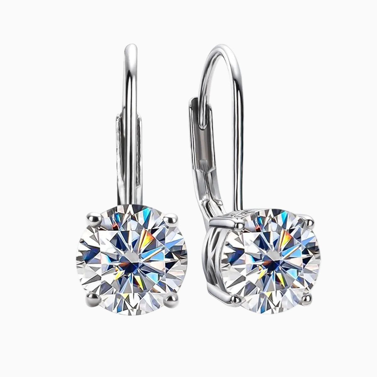 Classique Drop Moissanite Earrings