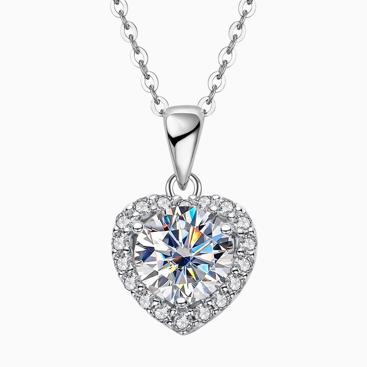 Coeur Moissanite Necklace
