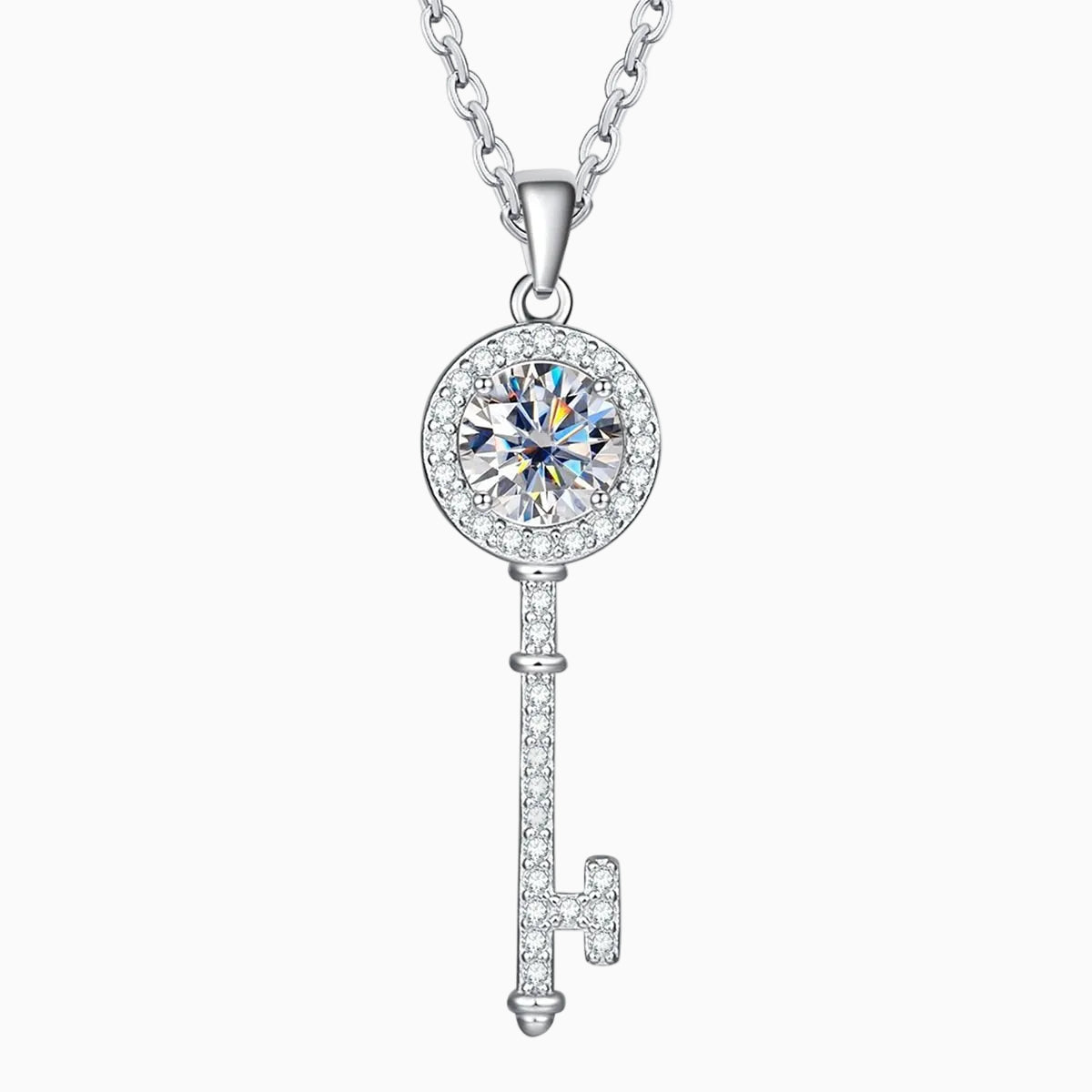 Clé Moissanite Necklace