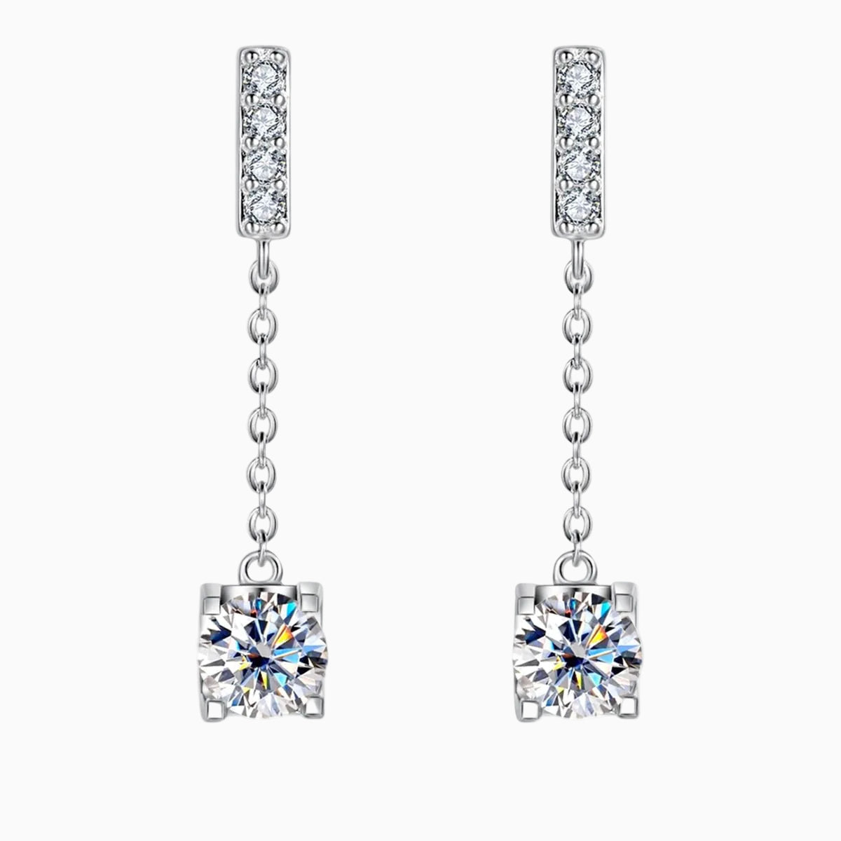 Céleste Coussin Moissanite Earrings