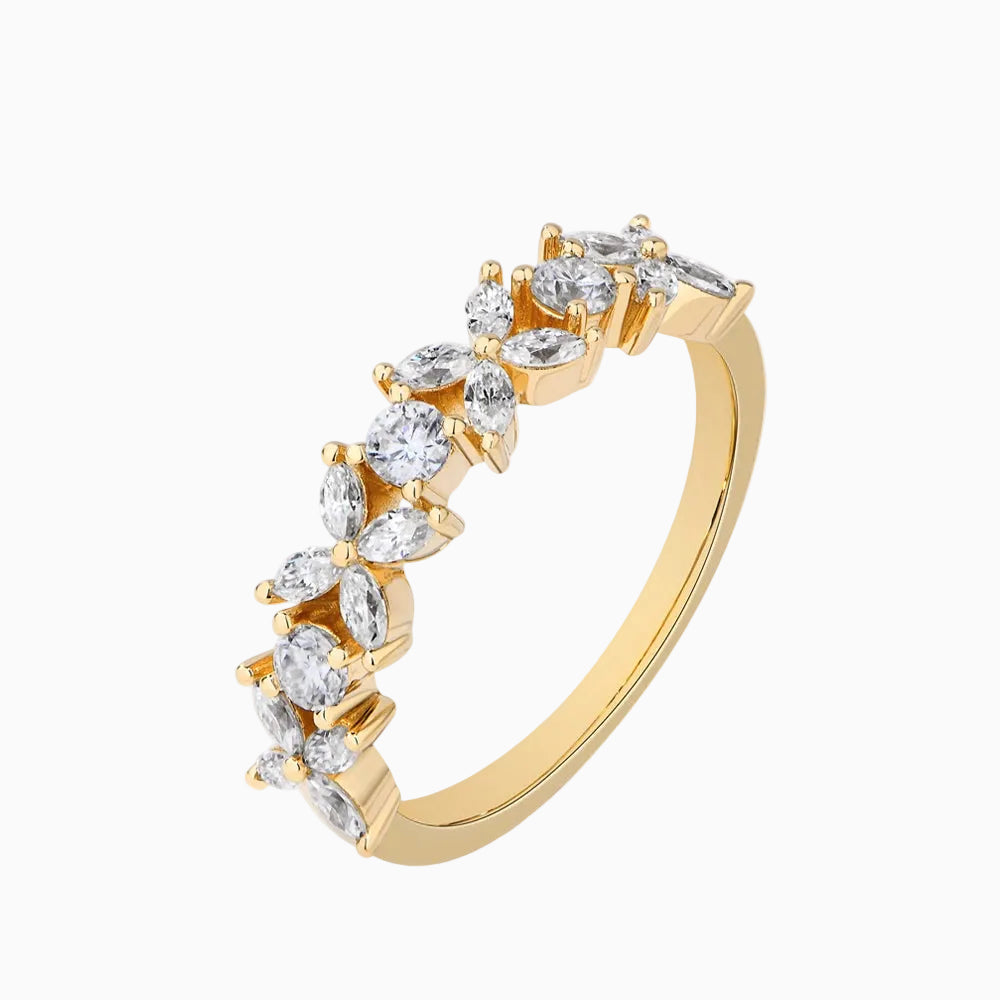 Papillon Moissanite 925 Sterling Silver Ring