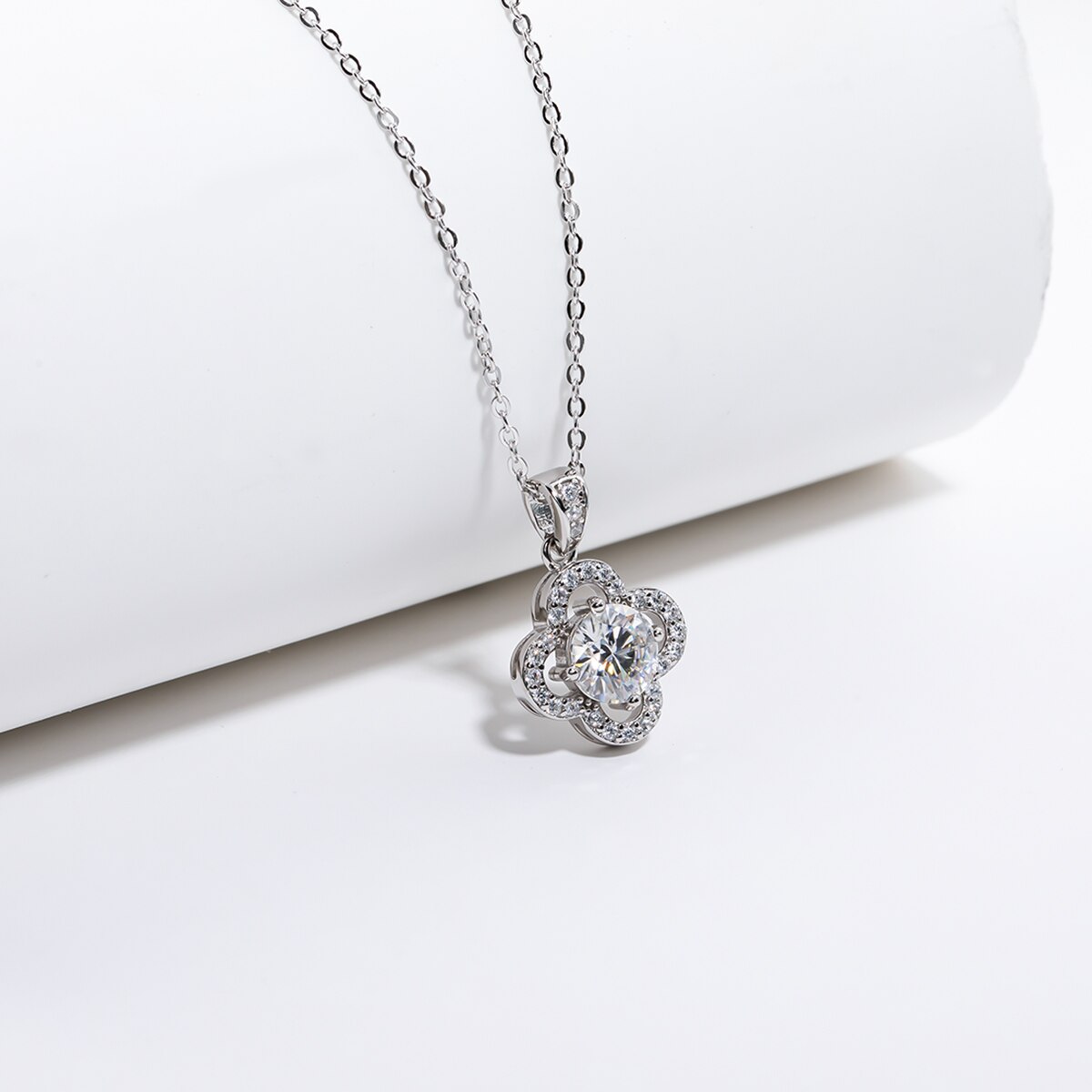 Fleur Moissanite Necklace