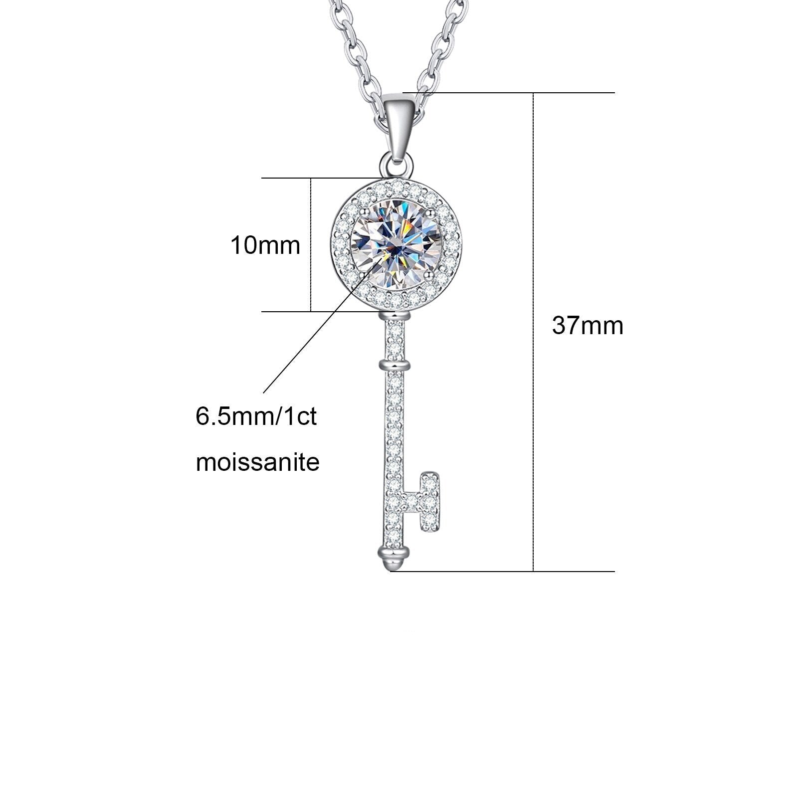 Clé Moissanite Necklace