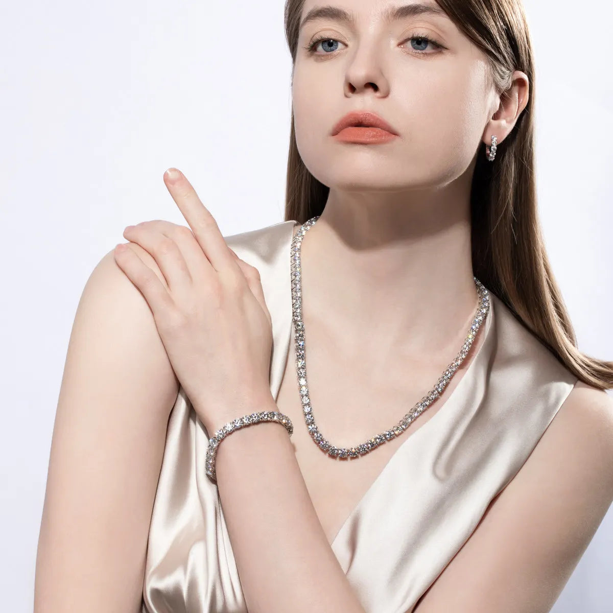 Riviera Brillant Moissanite Bracelet