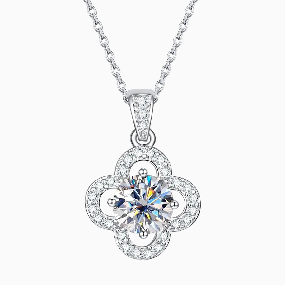 Fleur Moissanite Necklace