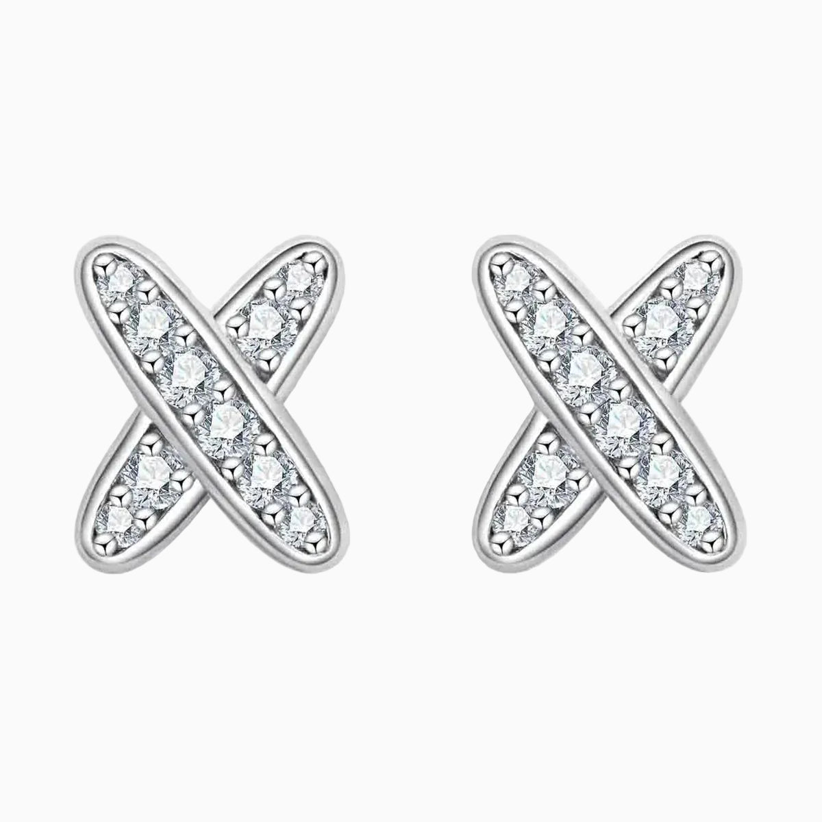 Croix X Moissanite Earrings