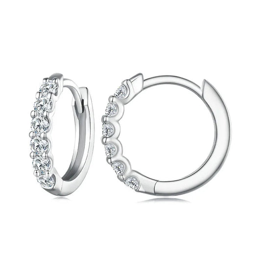 Moissanite Crown of Lights Earring