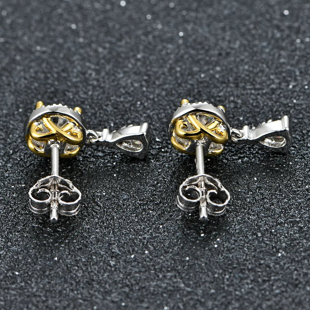 Celestial Moissanite Stone Earring