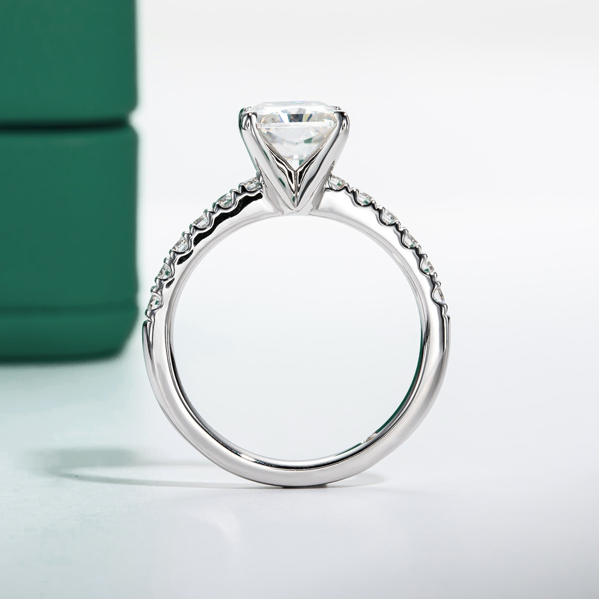 Promise Radiant Moissanite Ring 