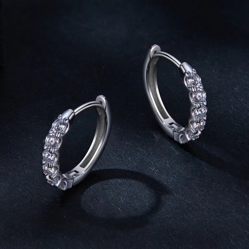 Moissanite Crown of Lights Earring