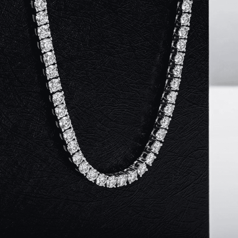 Large Riveira Moissanite Necklace