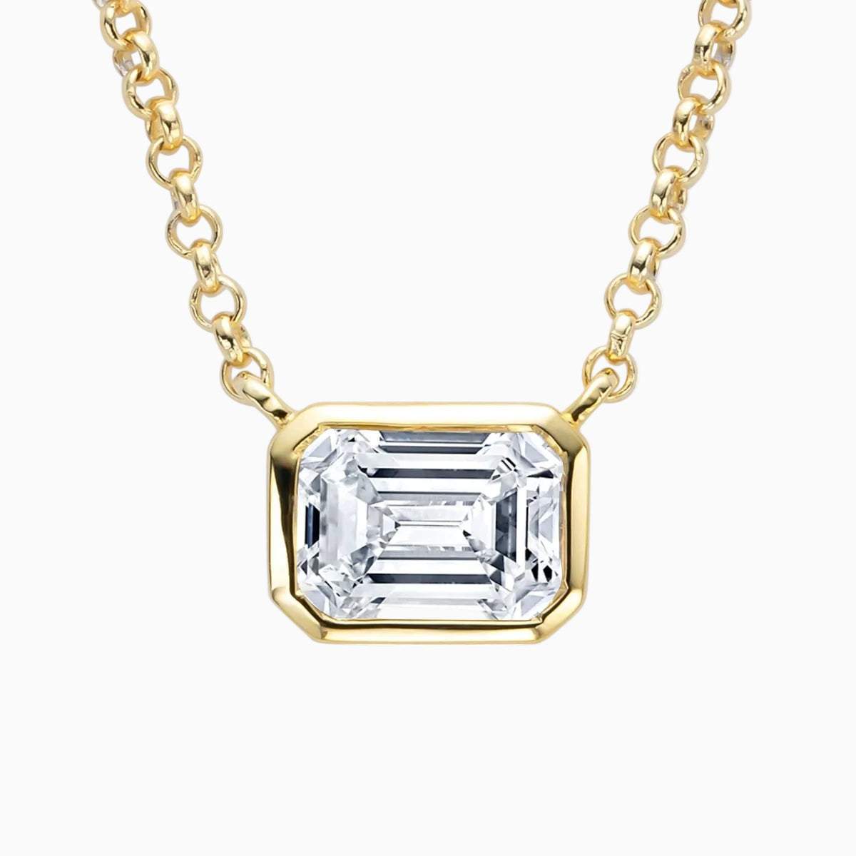 Lauren Or Moissanite Necklace