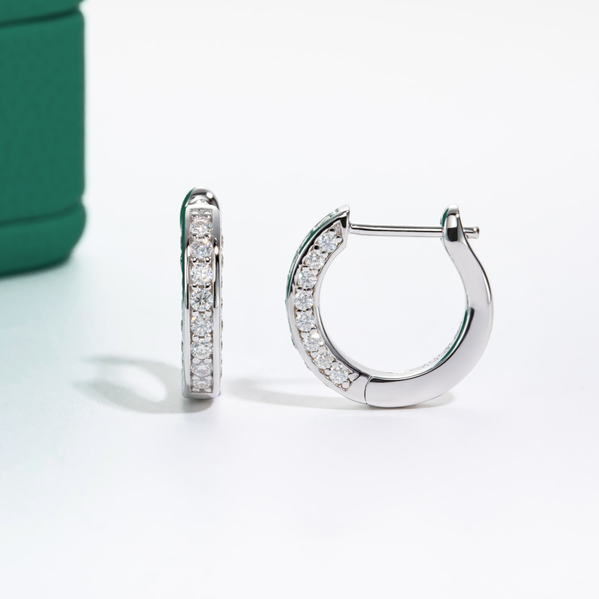 Earrings, Silver Earrings, Jewelry Earrings, Moissanite Earrings, Certified Moissanite Earrings