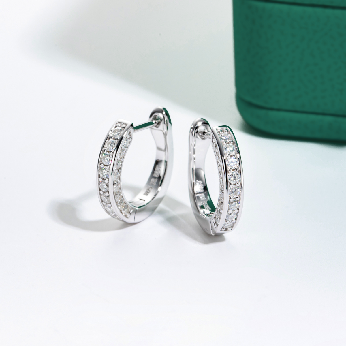 Earrings, Silver Earrings, Jewelry Earrings, Moissanite Earrings, Certified Moissanite Earrings