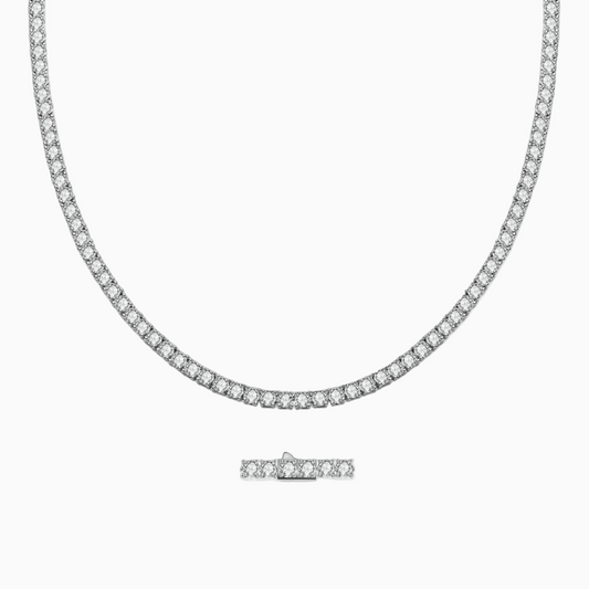 Large Riveira Moissanite Necklace