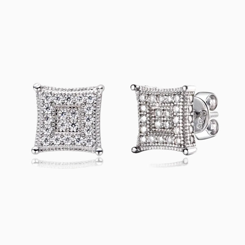 Quadrille Moissanite Earrings