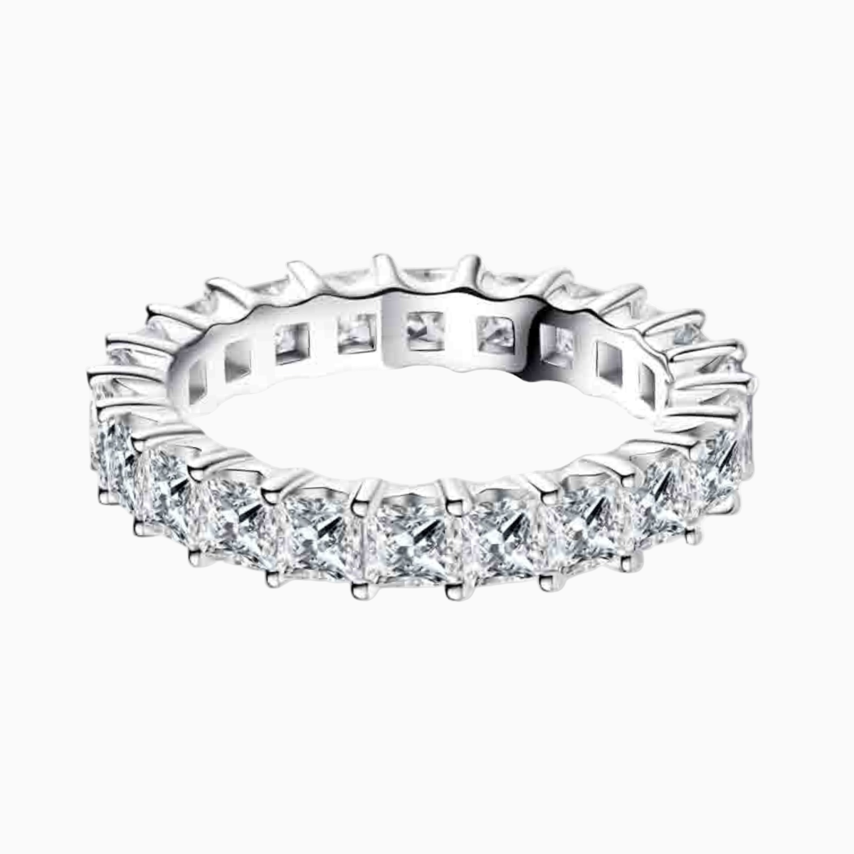 Royale Princess Moissanite Wedding Band