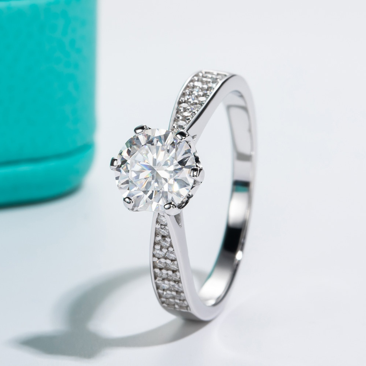 Boreal Moissanite Engagement Ring