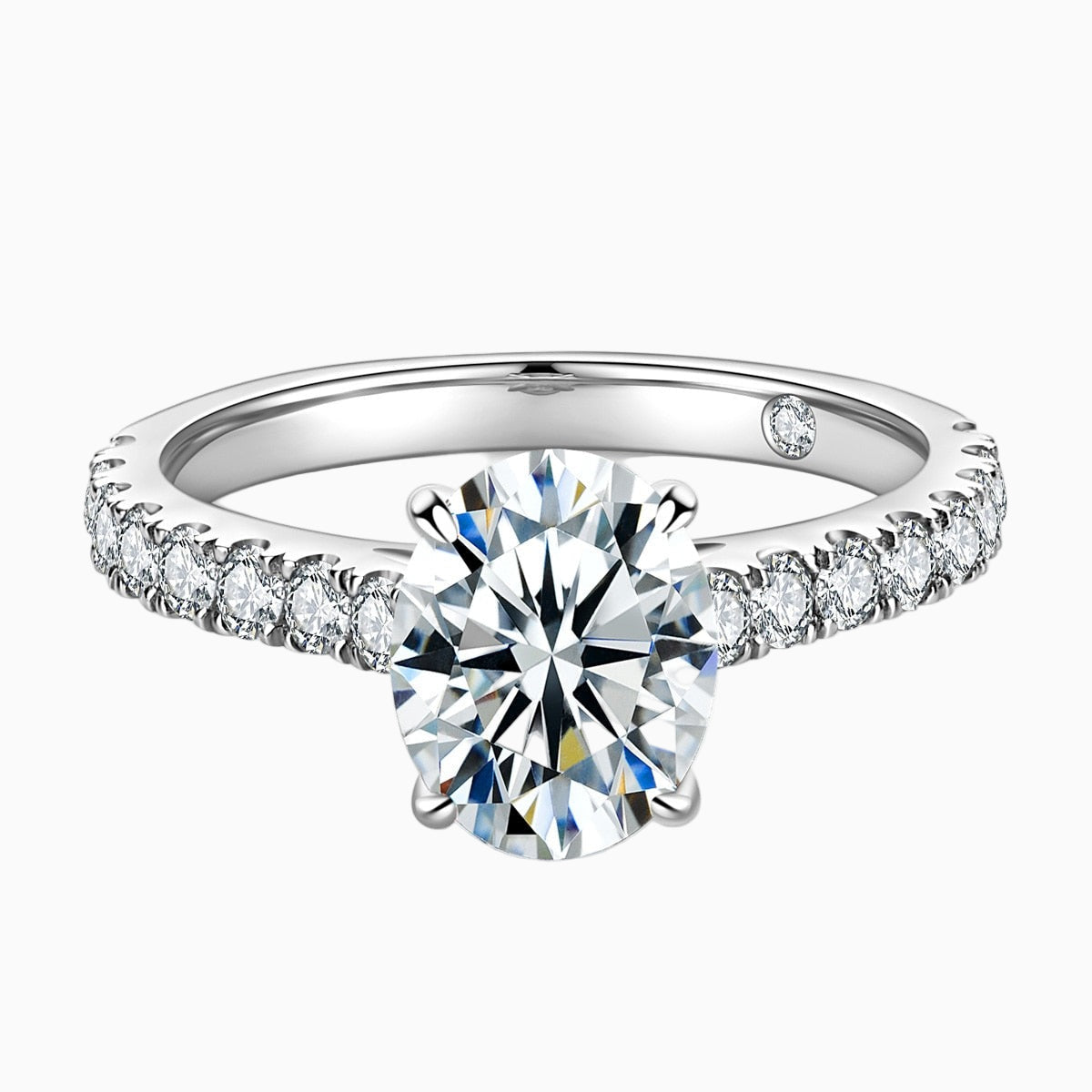 Aurore Oval Moissanite Ring