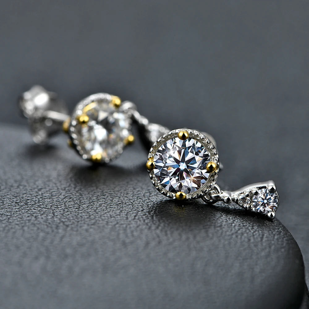 Celestial Moissanite Stone Earring